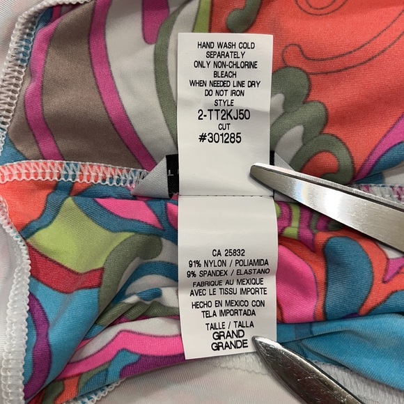 NWOT Trina Turk 'Fiji Flower' Swim Cover-Up Tunic Dress - Picture 13 of 13